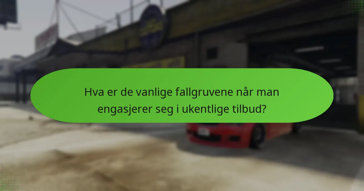 Hva er kvalifikasjonskravene for ukentlige spesialtilbud?