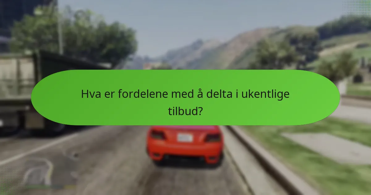 Hvordan sammenlignes nåværende tilbud med tidligere uker?