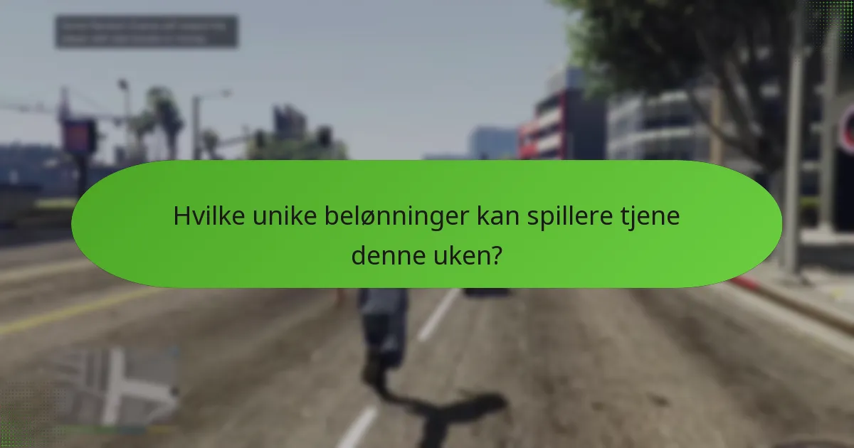 Hvilke unike belønninger kan spillere tjene denne uken?